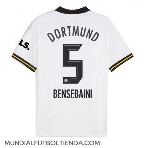 Camiseta Borussia Dortmund Ramy Bensebaini #5 Tercera Equipación Replica 2024-25 mangas cortas